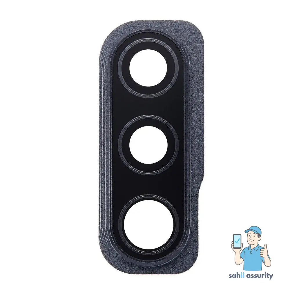 Camera Lens Glass with Frame for Samsung Galaxy A50s Black thumbnail